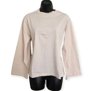 ❤️H&M Light Cream Pink Long Sleeve Top☆